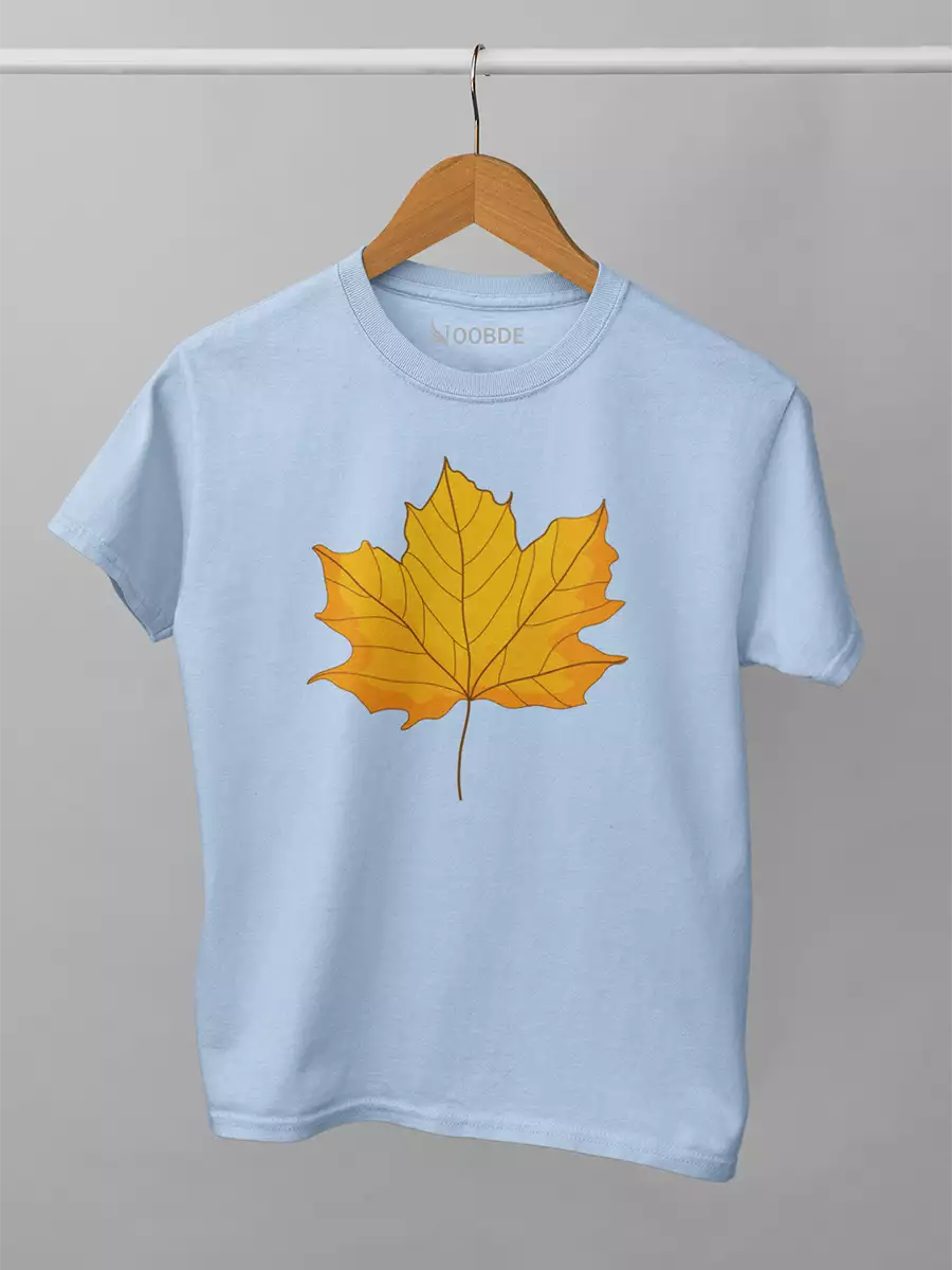 Autumn Leaf Sea blue T-Shirt