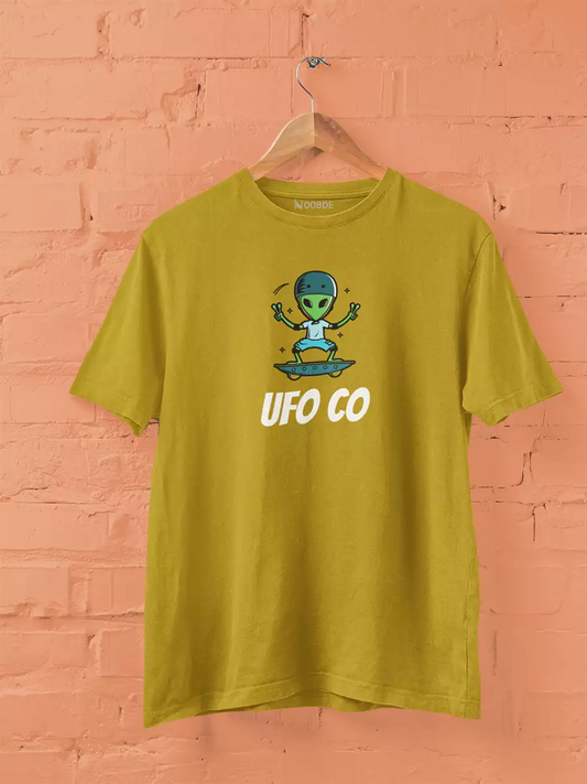 "UFO Co" printed T-shirt for Men