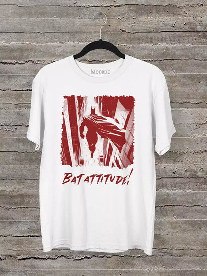 Battitude White Oversize Tshirt