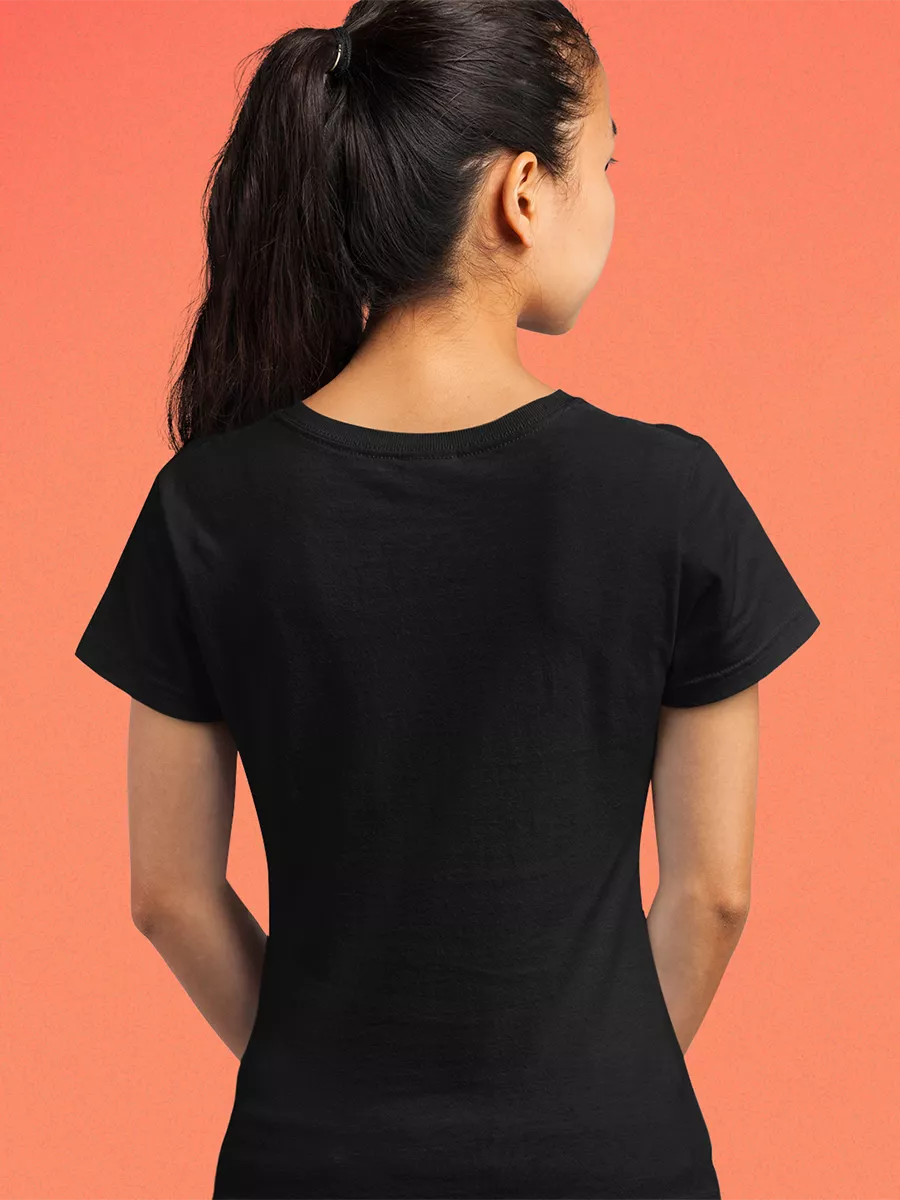 Plain Round Neck - Black