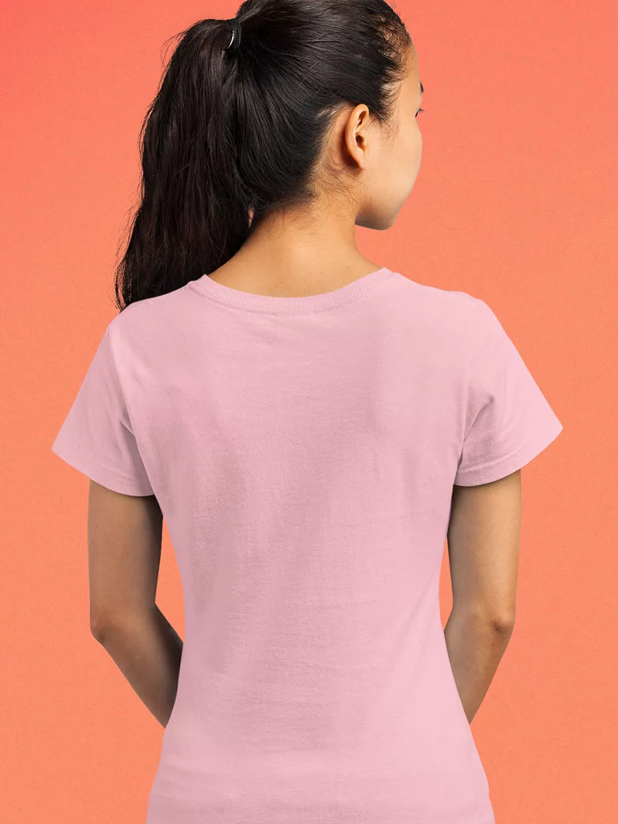 Plain Round Neck - Onion Pink