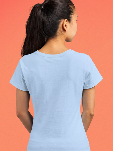 Plain Round Neck - Sea Blue