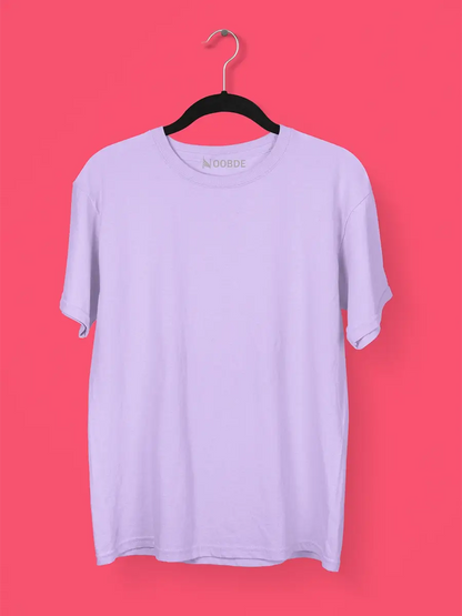 Plain Lavender Oversize T-Shirts