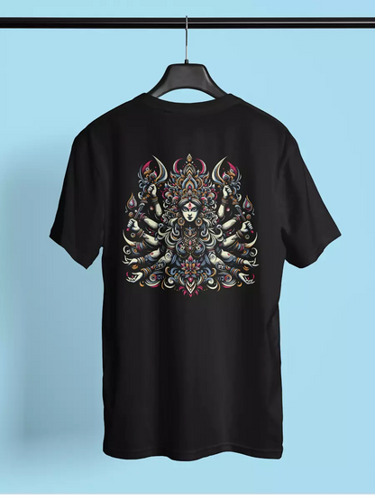 Divine Vibes - Black Oversized Unisex T-Shirt