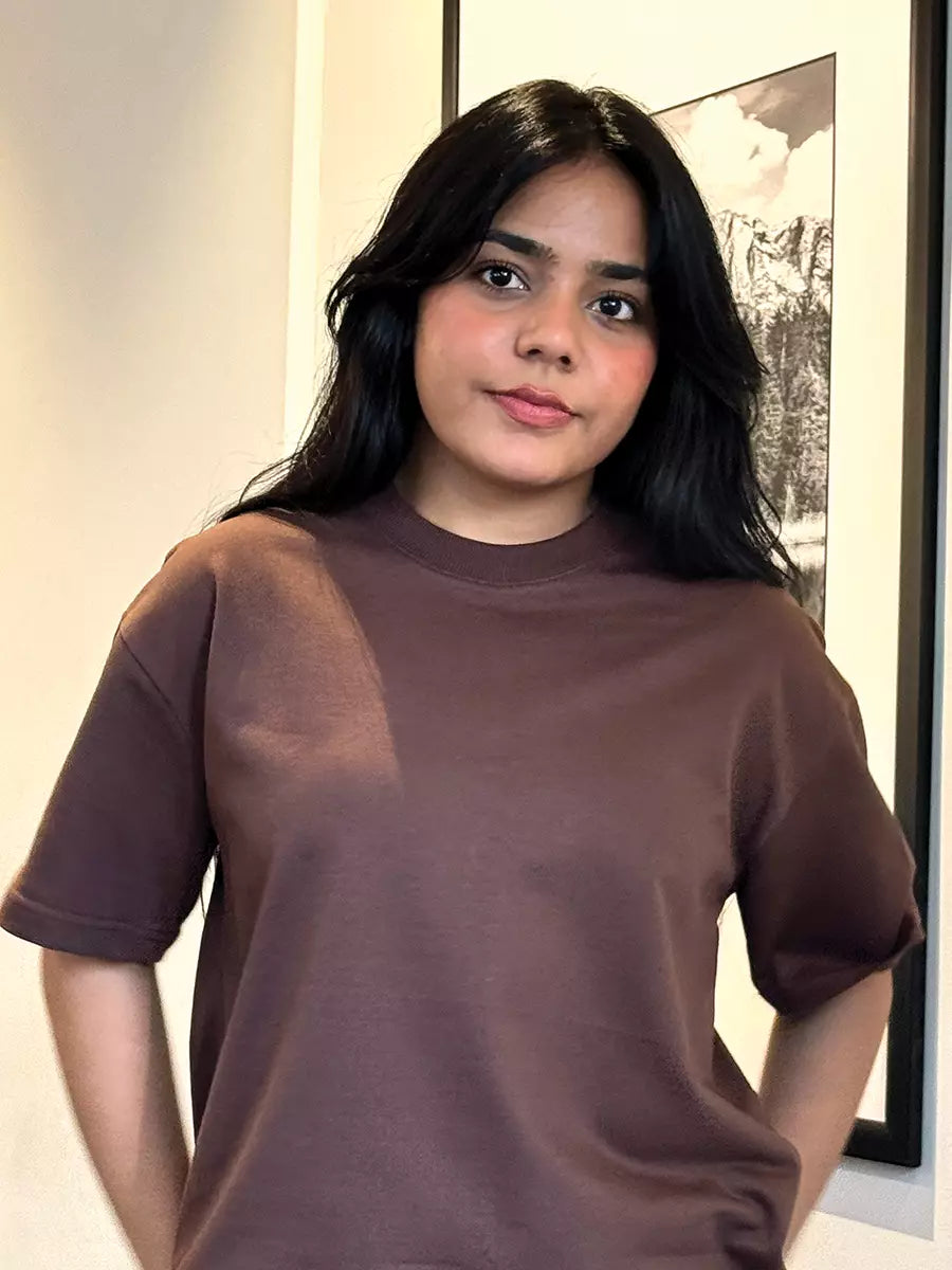 Plain Oversized T-Shirt for Women