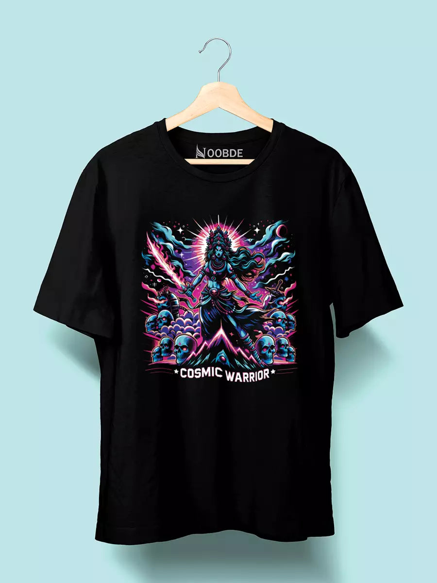 Comsic Warrior - Black Oversized Unisex T-Shirt