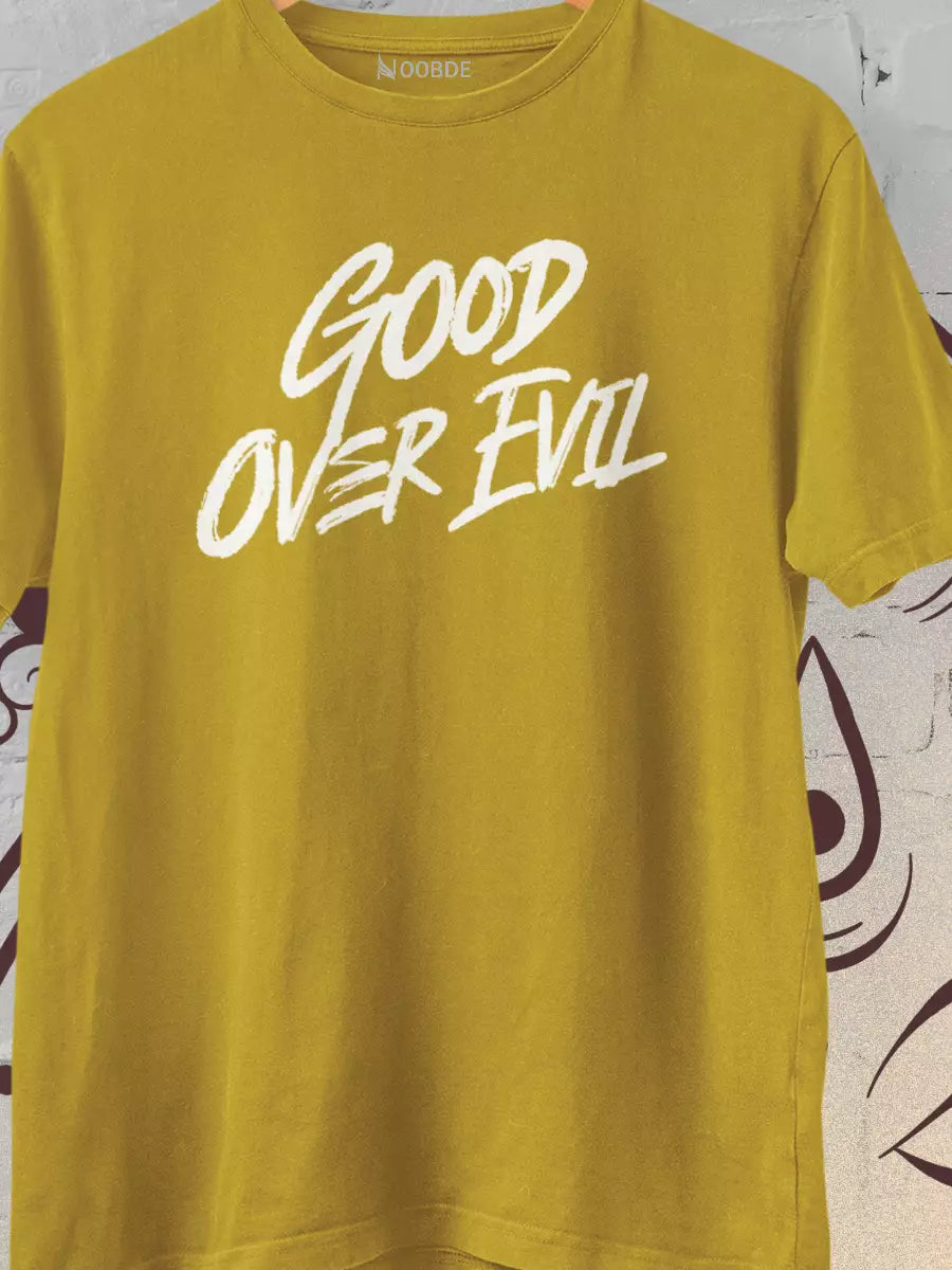 yellow printed t-shirt for men