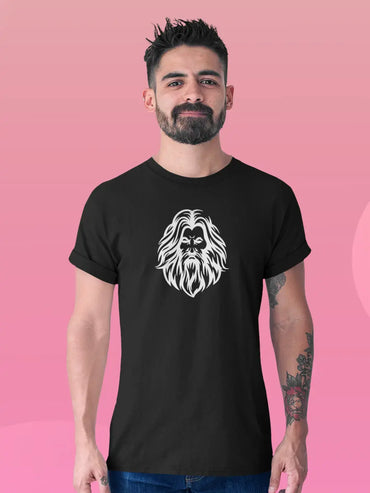 Face black T-Shirt for Men