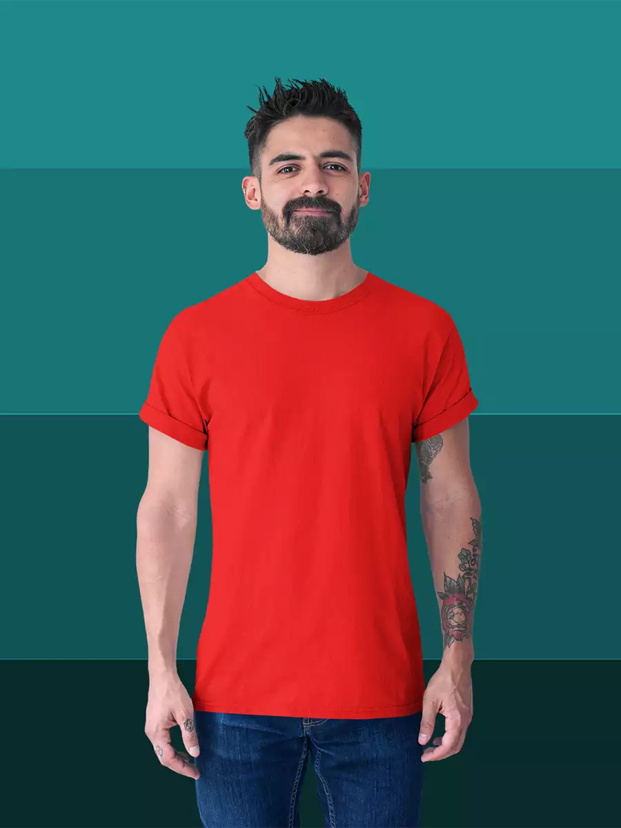 Plain Red T-Shirts