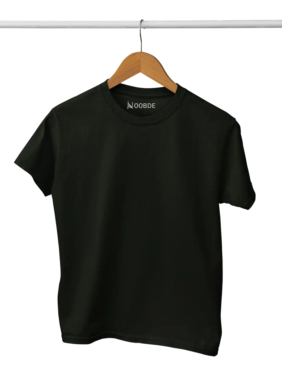 Plain Round Neck - Olive Green