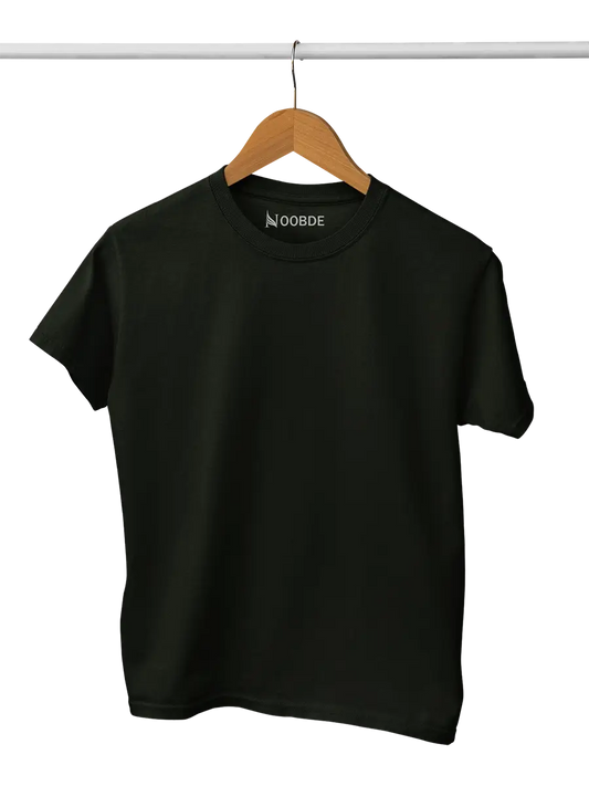 Plain Round Neck - Olive Green