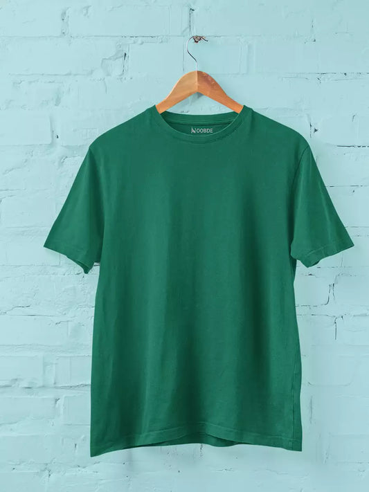 Plain Bottle Green T-Shirt