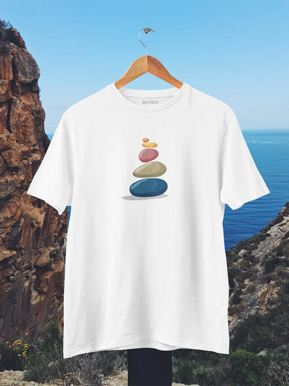 white stone t shirt for men